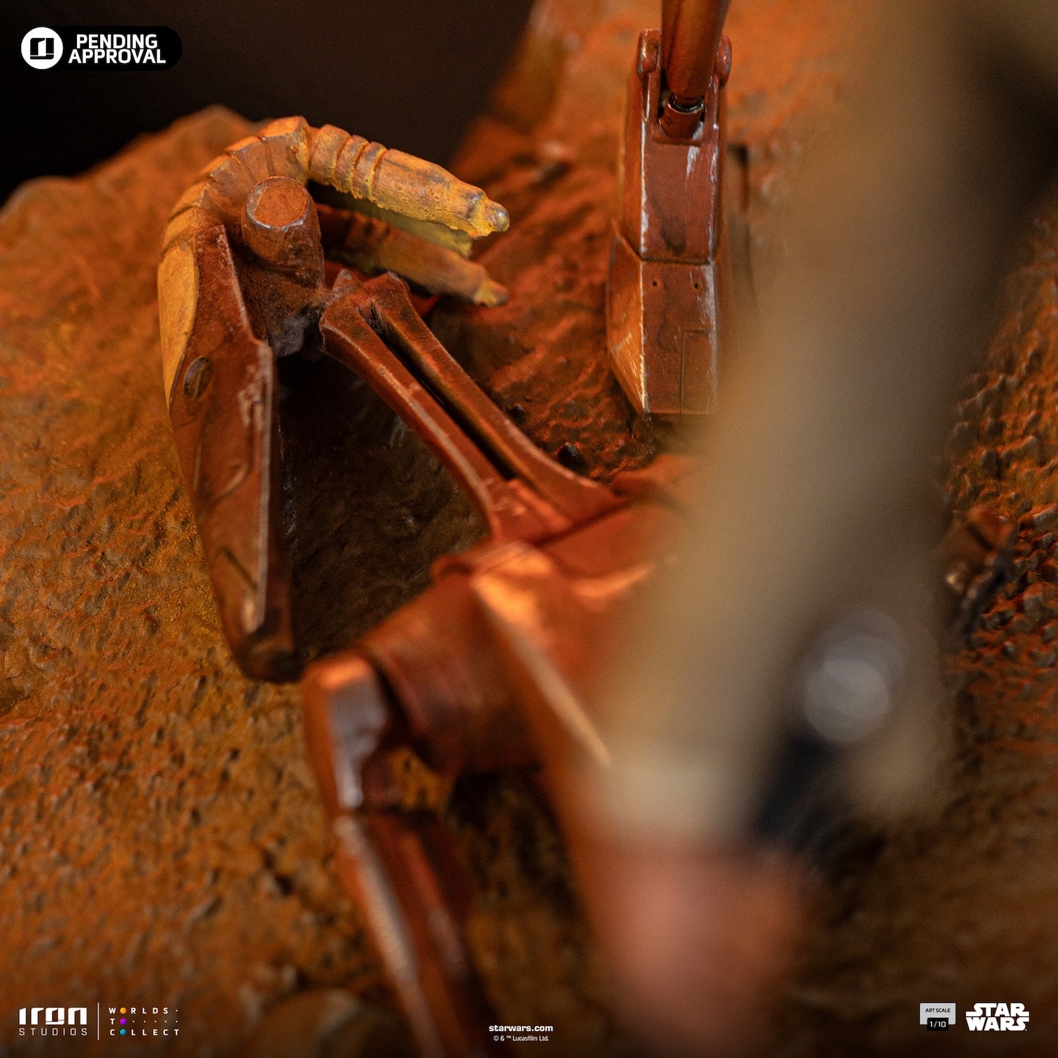 STAR WARS - Mace Windu - Statue Art Scale 1/10 17.85cm