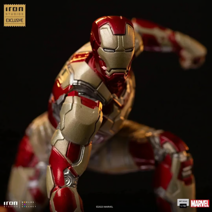 MARVEL - Iron Man Mark XLII -Statue Del. Art Scale 1/10 14cm 2023 CCXP