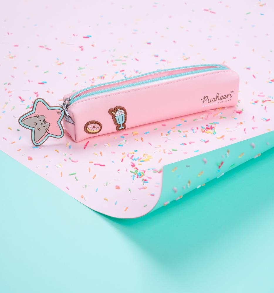 PUSHEEN - Rose Collection - Square Pencil Case