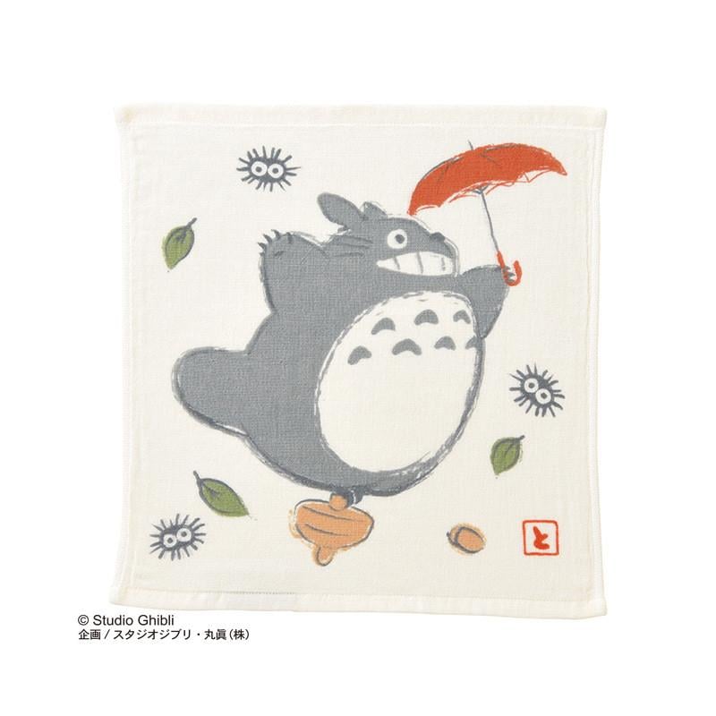 MY NEIGHBOR TOTORO - Totoro Umbrella - Mini Towel Imabari 34x36cm