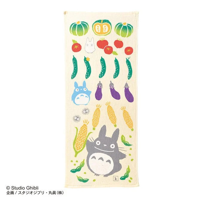 MY NEIGHBOR TOTORO - Totoro summer vegetable - Imabari Towel 34x80cm