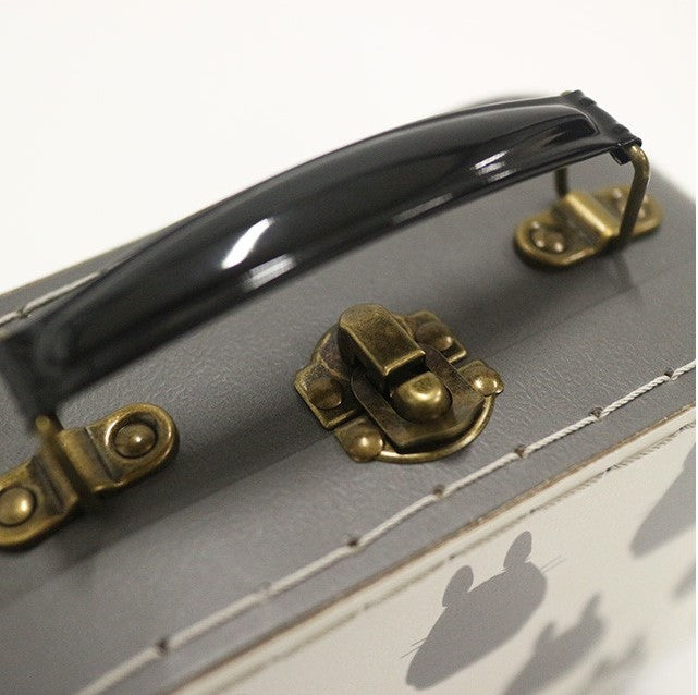MY NEIGHBOR TOTORO - Grey Totoro - Suitcase 12.5x15.6x6.8cm
