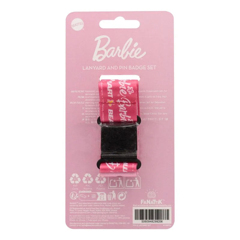 BARBIE - Lanyard & Limited Edition Pin's