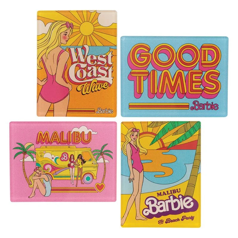 BARBIE - Malibu Barbie - Set of 4 magnets