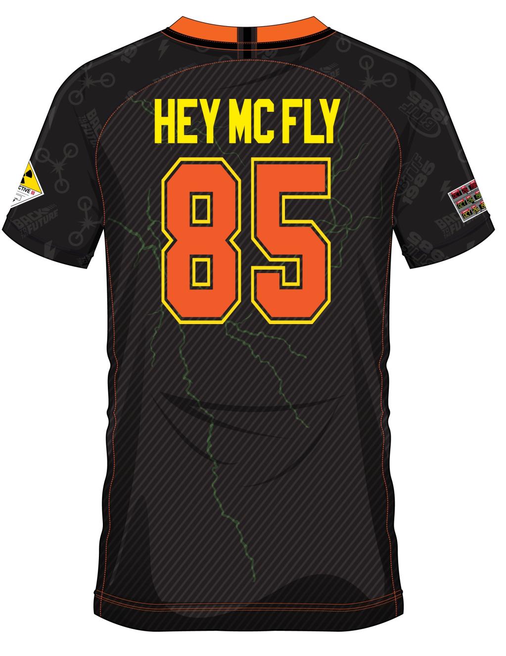 BACK TO THE FUTURE - Hey McFly 85 - Soccer Jersey Men (M)