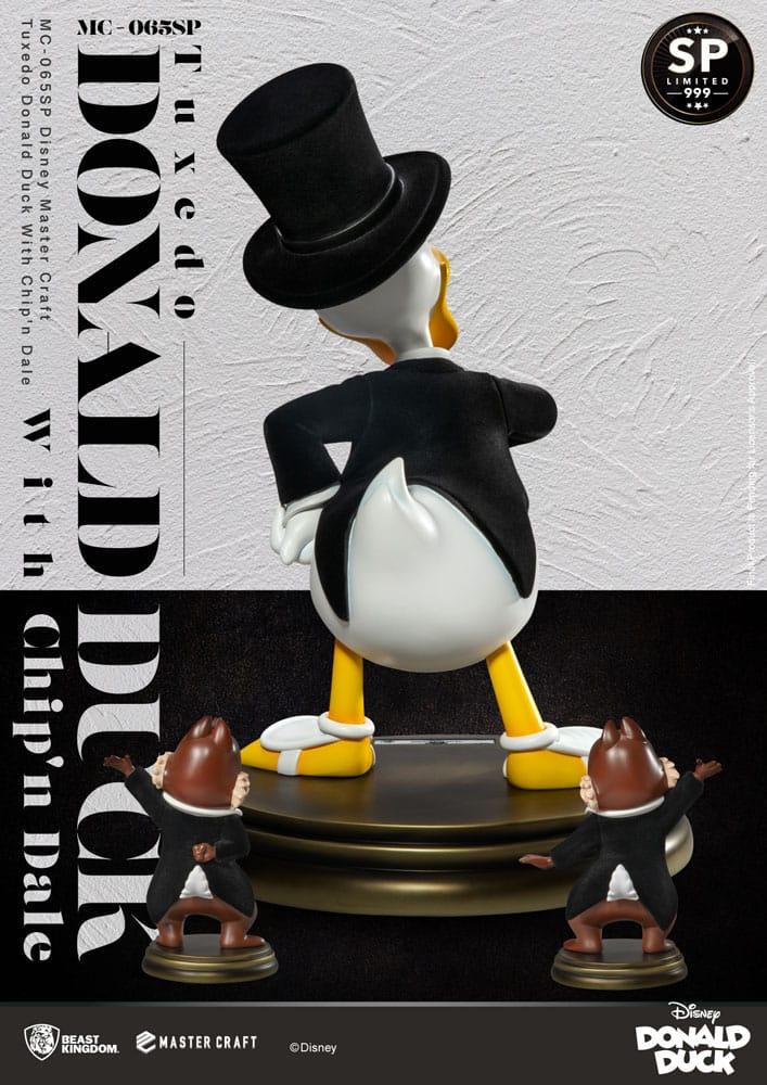 DISNEY 100 - Donald Duck with Chip'n & Dale - Statue Master Craft 40cm