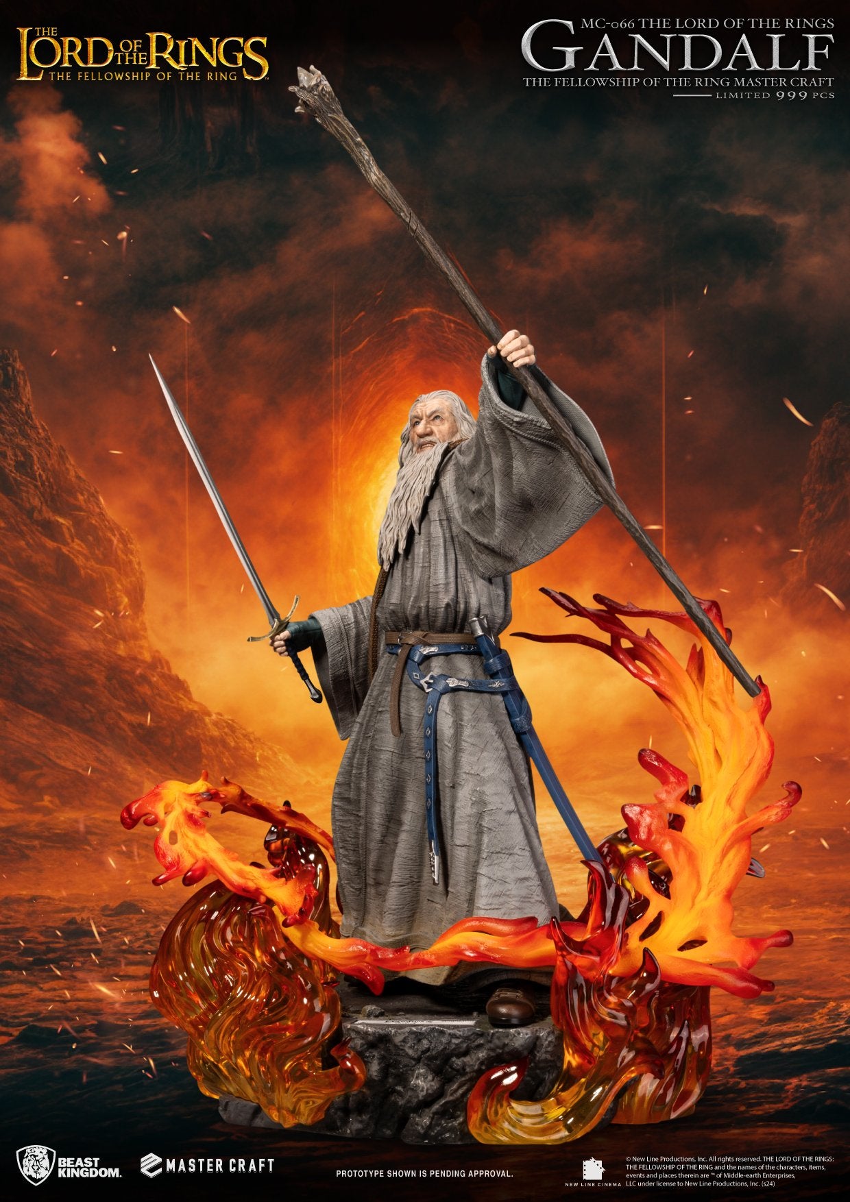 LORD OF THE RINGS - Gandalf - Statue Master Craft 58cm