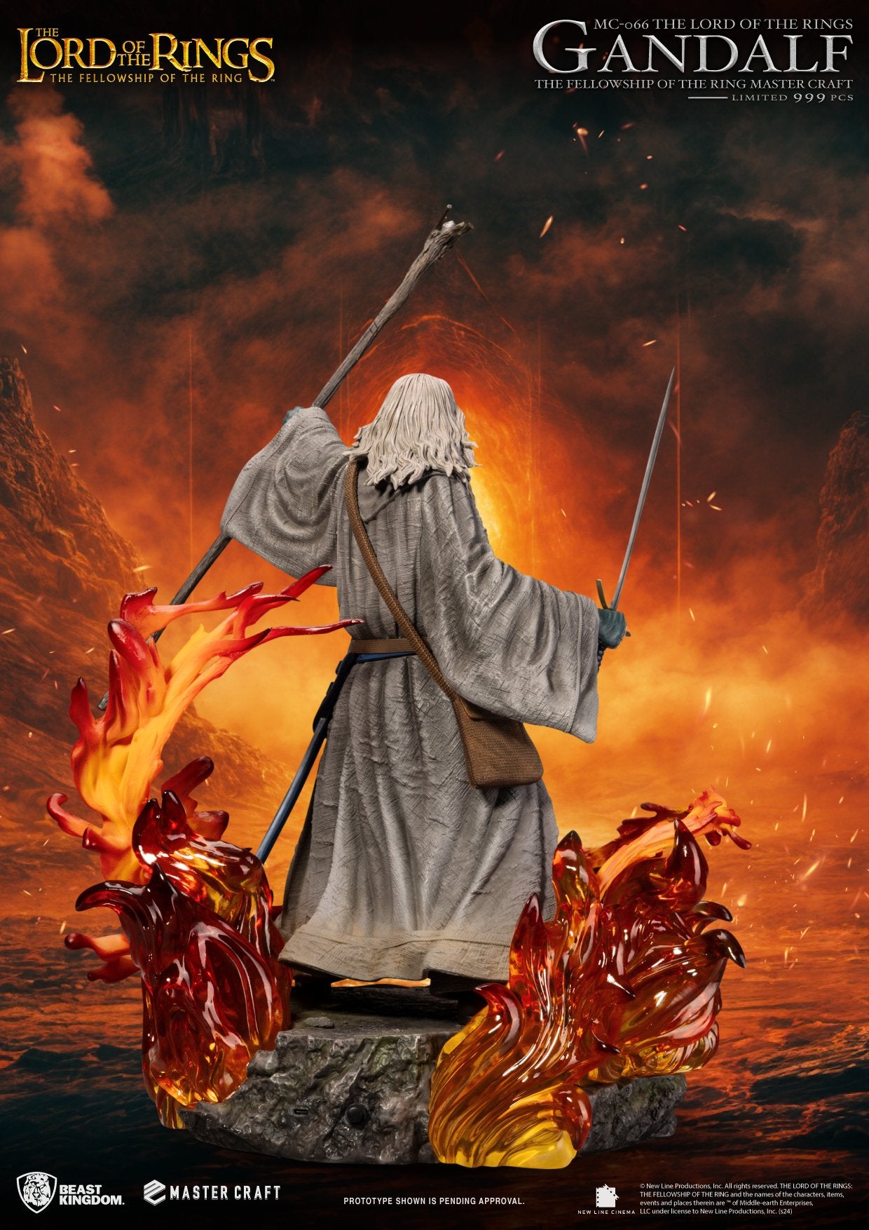 LORD OF THE RINGS - Gandalf - Statue Master Craft 58cm