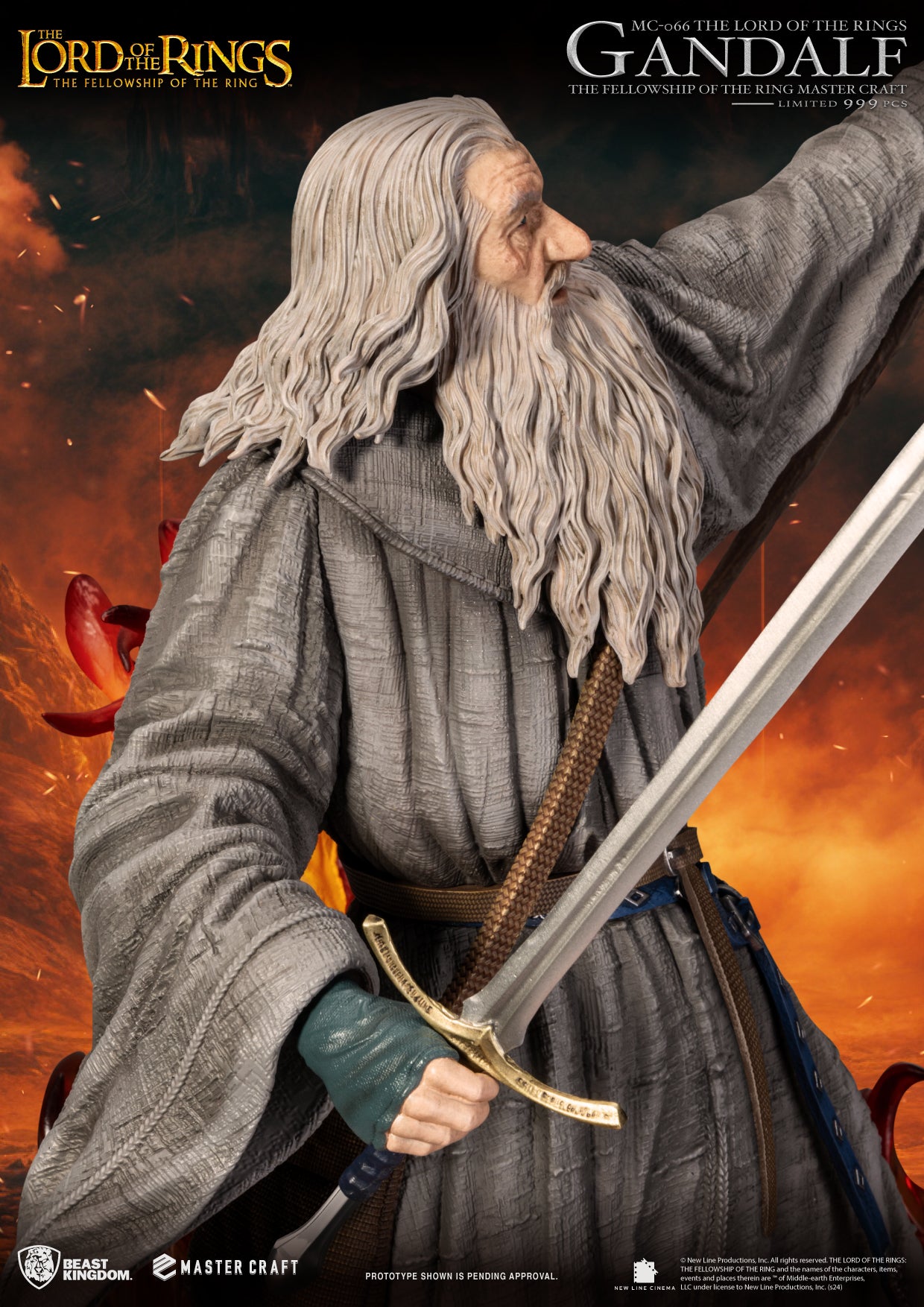 LORD OF THE RINGS - Gandalf - Statue Master Craft 58cm
