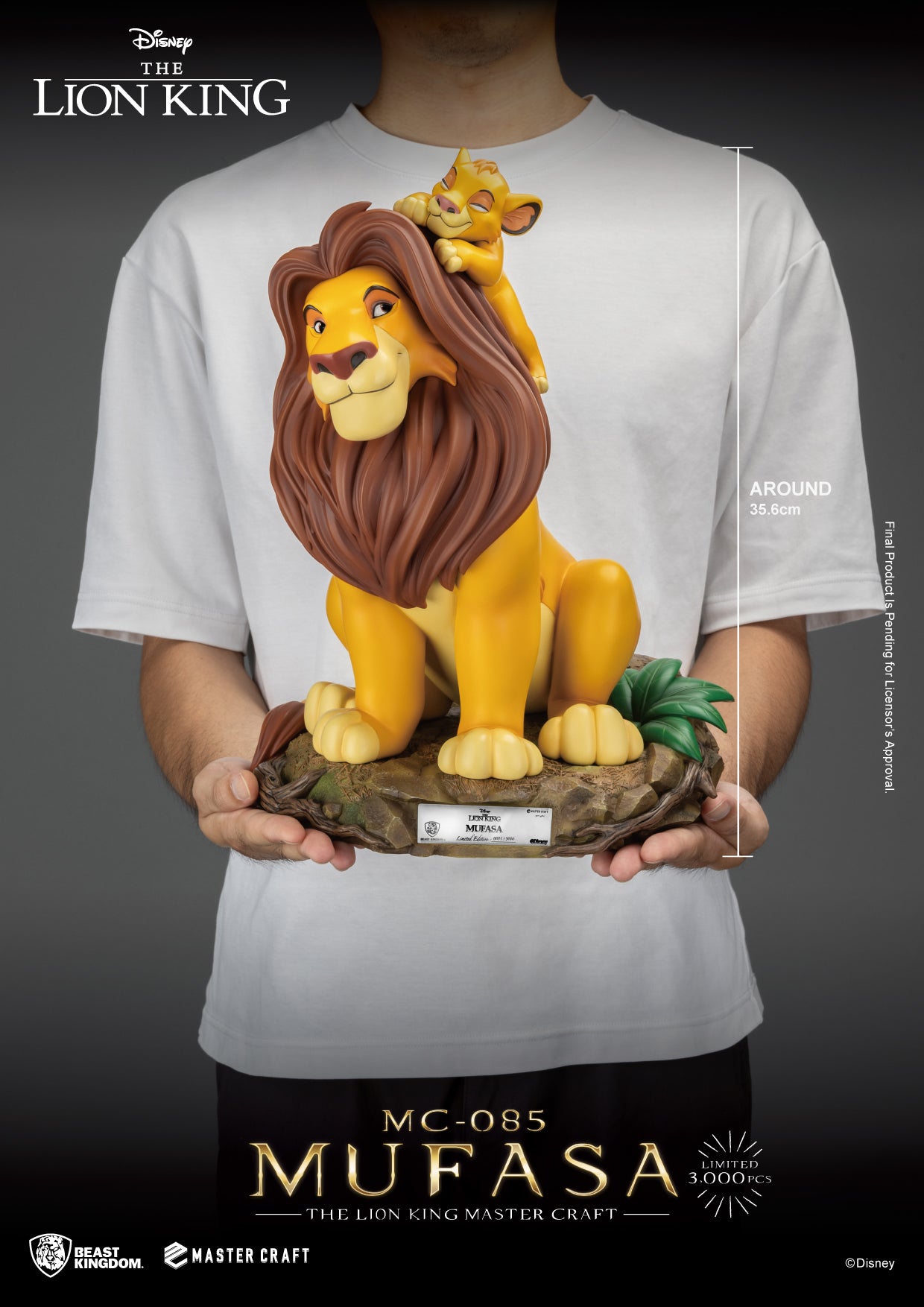 THE LION KING - Mufasa - Statue Master Craft 35.6cm