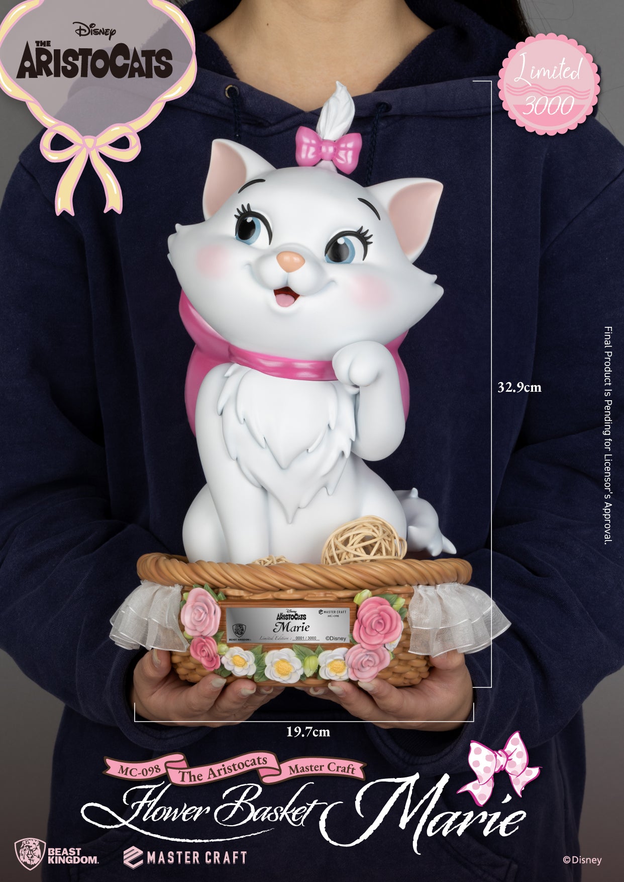 THE ARISTOCATS - Flower Basket Marie - Statue Master Craft 32.9cm