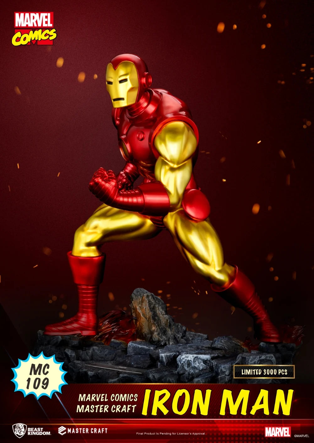 MARVEL - Iron Man "Comics" - Statue Master Craft 29.9cm