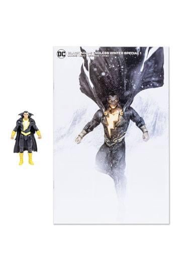 DC - Black Adam -Figure Page Punchers 8cm et Comic Endless Winter (UK)