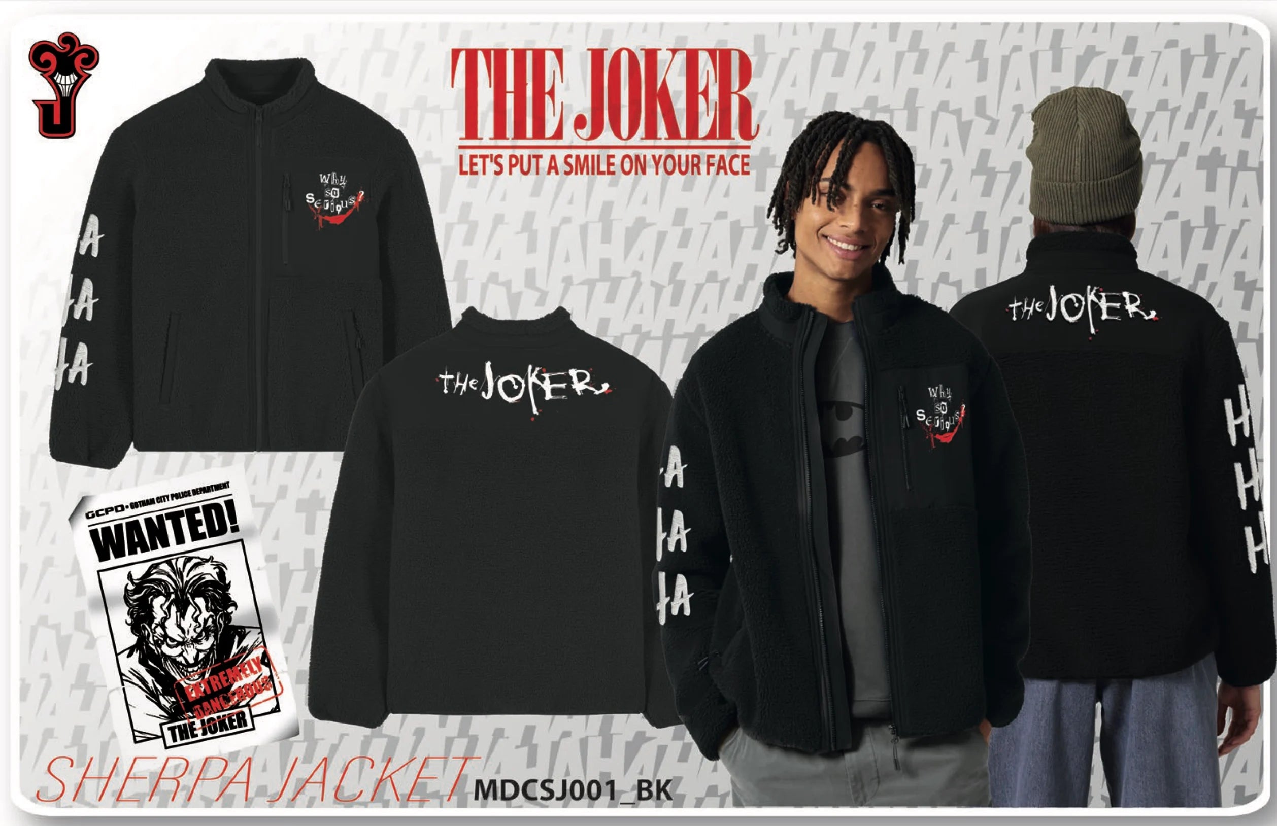 DC - The Joker - Sherpa Jacket (L)