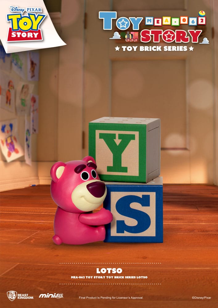 TOY STORY – Toy Brick-Serie – 8 Mini-Ei-Attack-Figuren-Set, 7 cm