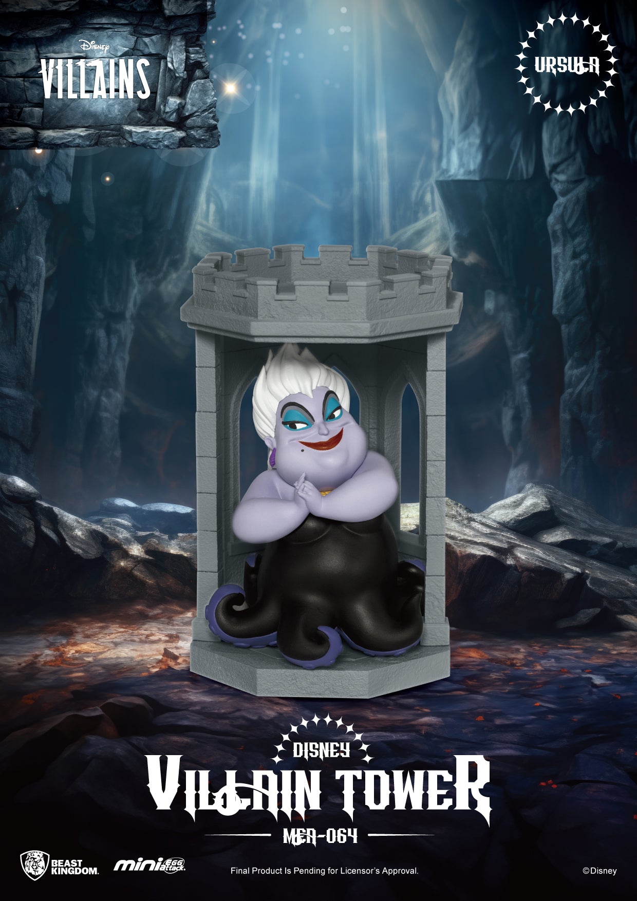 DISNEY VILLAINS - Tower Series - Set 6 Figurine Blind Box 11.5cm