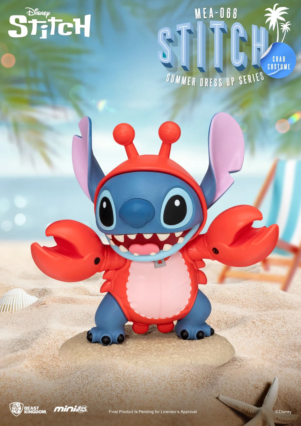 LILO & STITCH - Stitch Summer dress up - 6 Figure set 9cm