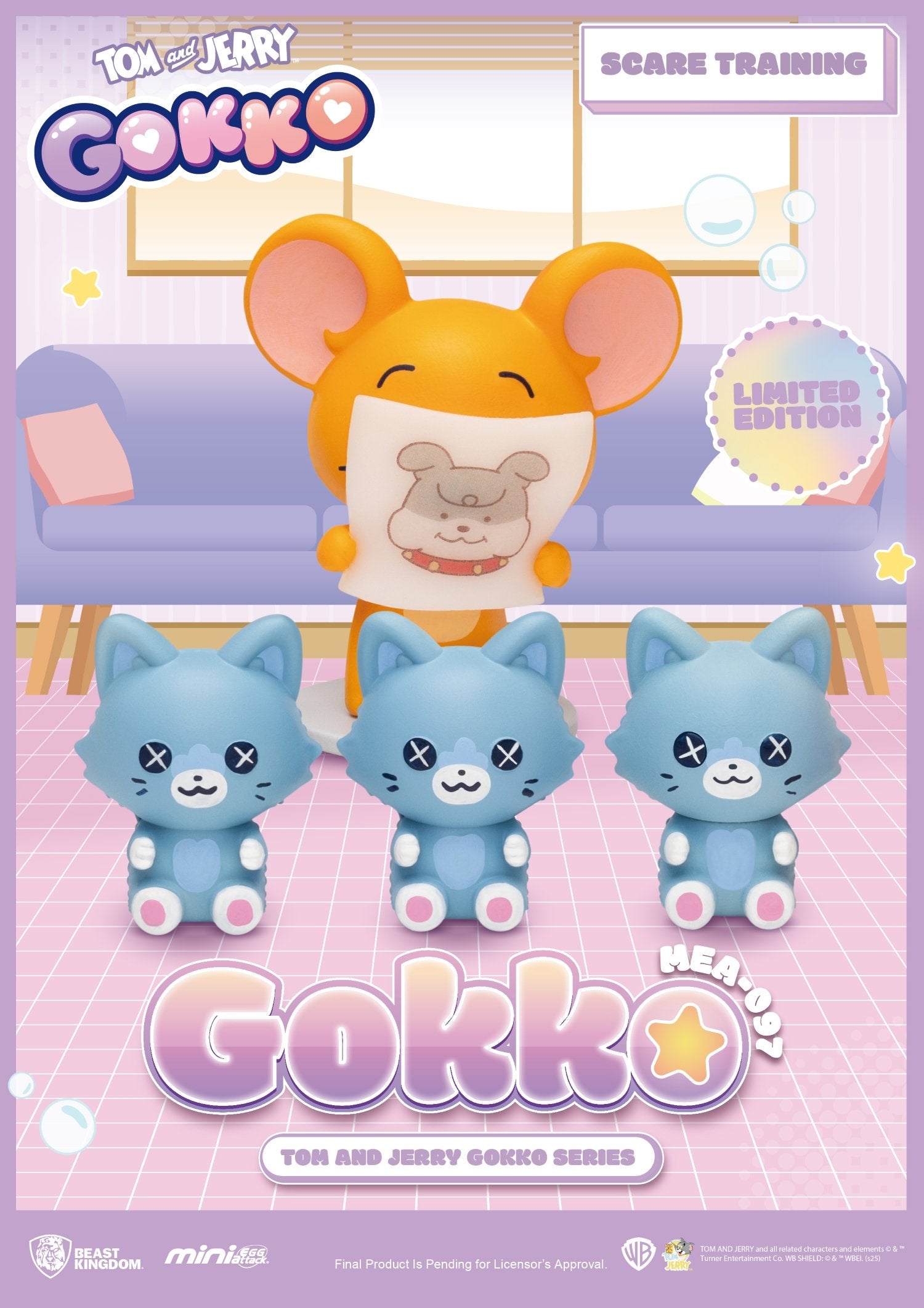 TOM & JERRY - Gokko series - Set 6 Figurine Blind Box 5cm