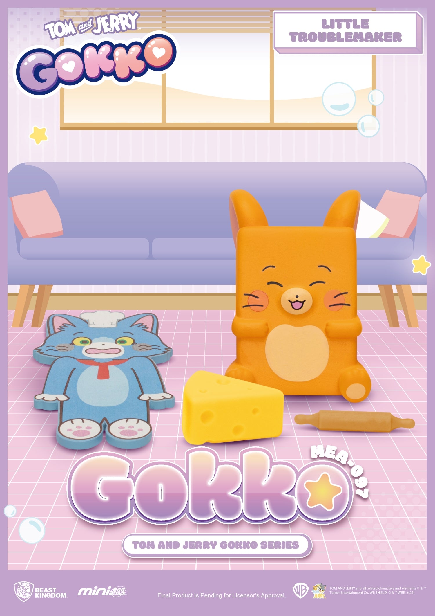 TOM & JERRY - Gokko series - Set 6 Figurine Blind Box 5cm