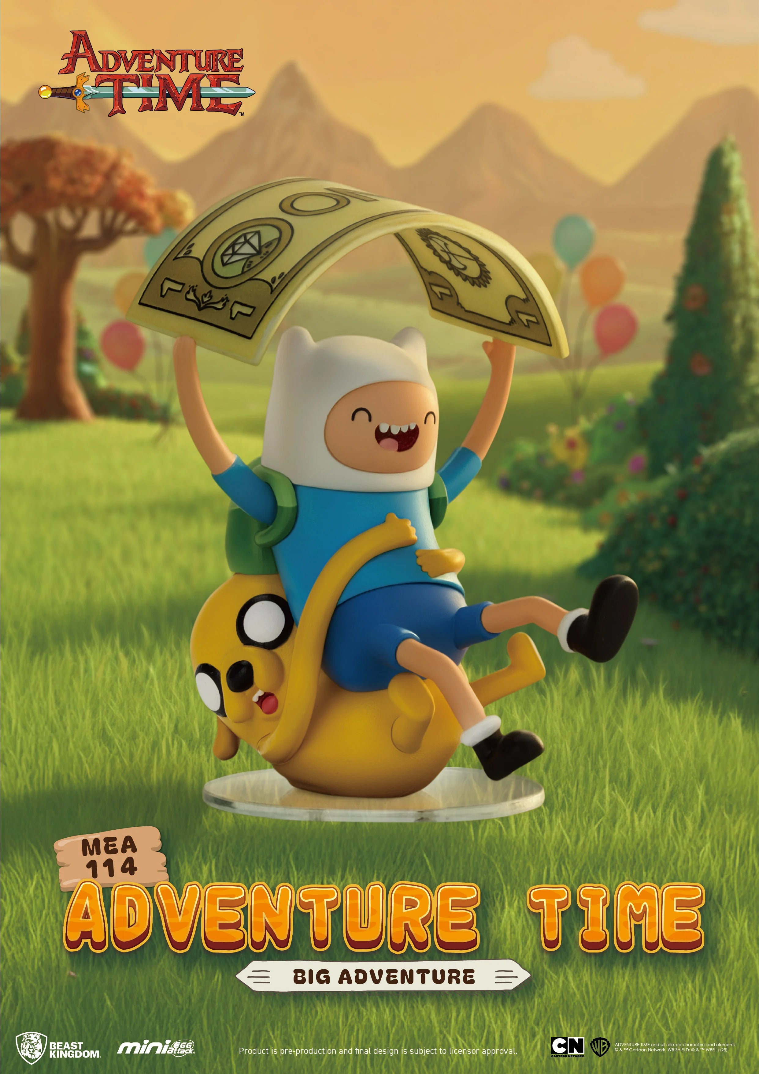 ADVENTURE TIME - Blind Box - 6 Figure set 9.4cm