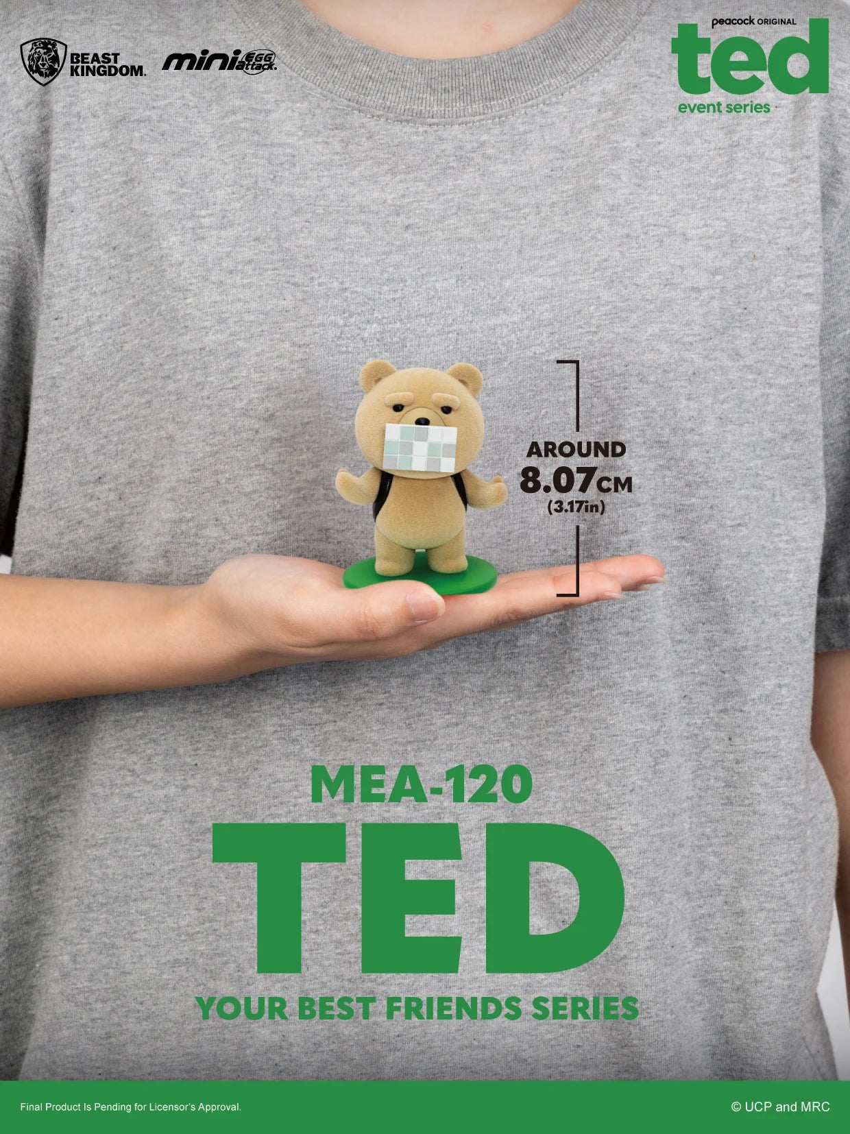 TED - Ted Your Best Friends Series - Set 6 Figure 8 cm