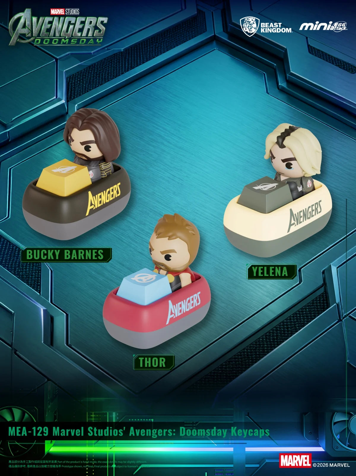 AVENGERS DOOMSDAY - Vol. 2 - Blind Box 6 Keycaps set