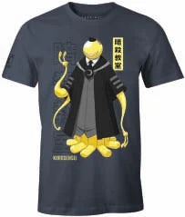 ASSASSINATION CLASSROOM - Koro Marineblau - Herren T-Shirt (M)