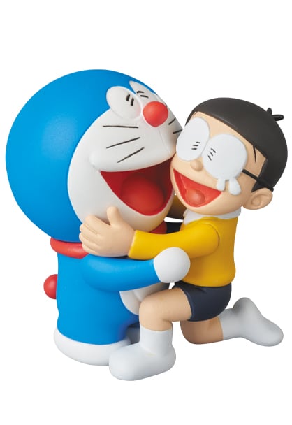 DORAEMON - Kaettekita Doraemon - 2 Statue set 6cm