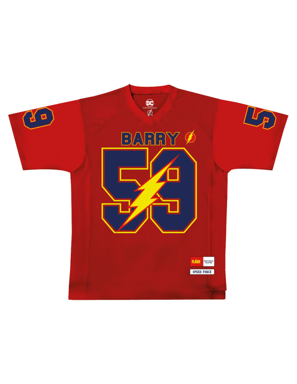 DC – The Flash – T-Shirt Sports US Replica Unisex (S)
