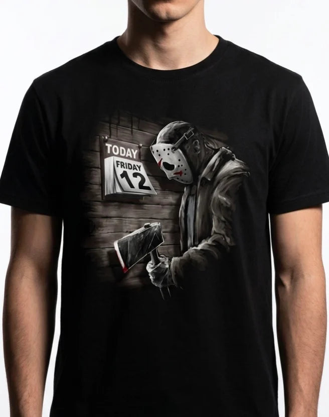 FRIDAY THE 13TH - Today Friday 12 - T-Shirt (S)