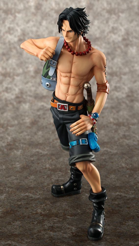 EIN STÜCK - Portgas D.Ace 10th Limited Vers. - Statue Exc. Gegen. 23 cm
