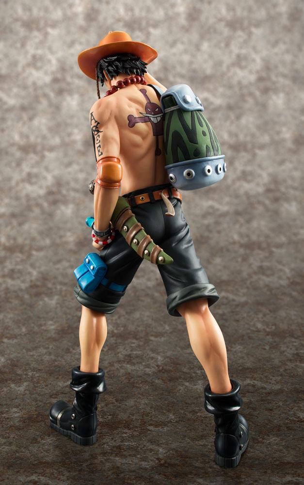 EIN STÜCK - Portgas D.Ace 10th Limited Vers. - Statue Exc. Gegen. 23 cm