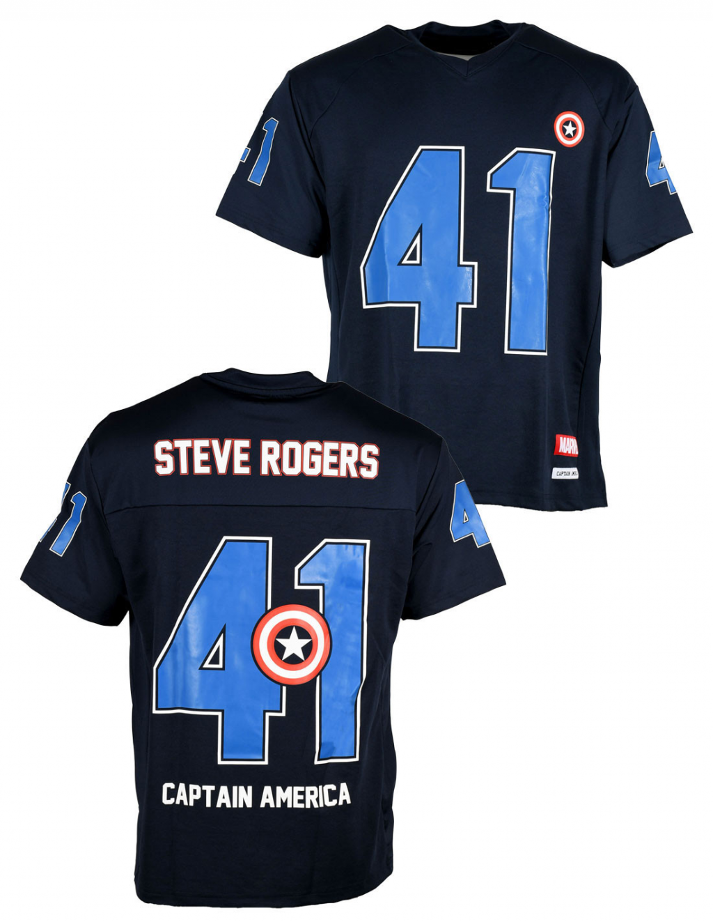 MARVEL - Captain America - T-Shirt Sports US Replica unisex (L)