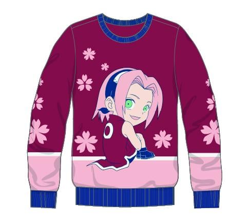 NARUTO - Sakura - Men Christmas Sweaters (M)