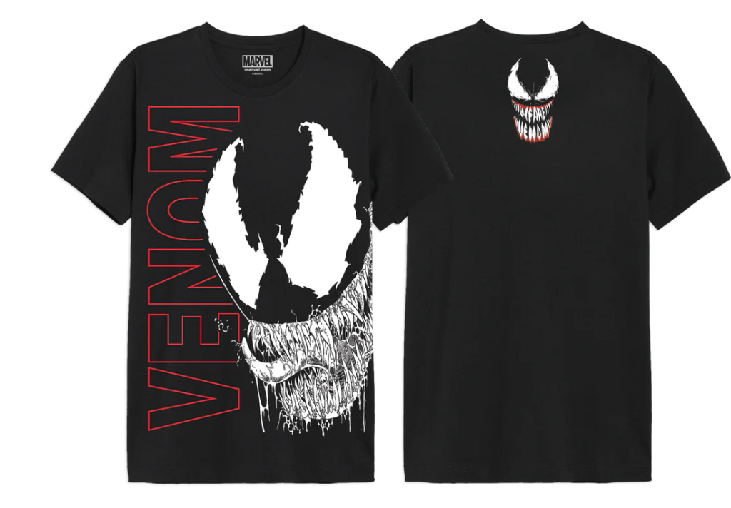 MARVEL - Venom Face - Oversize T-Shirt Herren (XXL)
