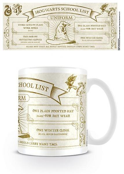 HARRY POTTER - Mug - 300 ml - Hogwarts School List Uniform