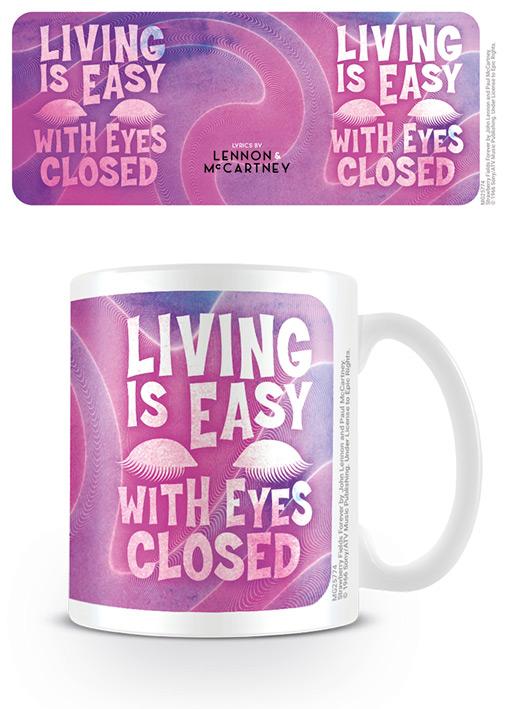 LENNON & MCCARTNEY - Mug - 315 ml - Living Is Easy With Eyes Closed