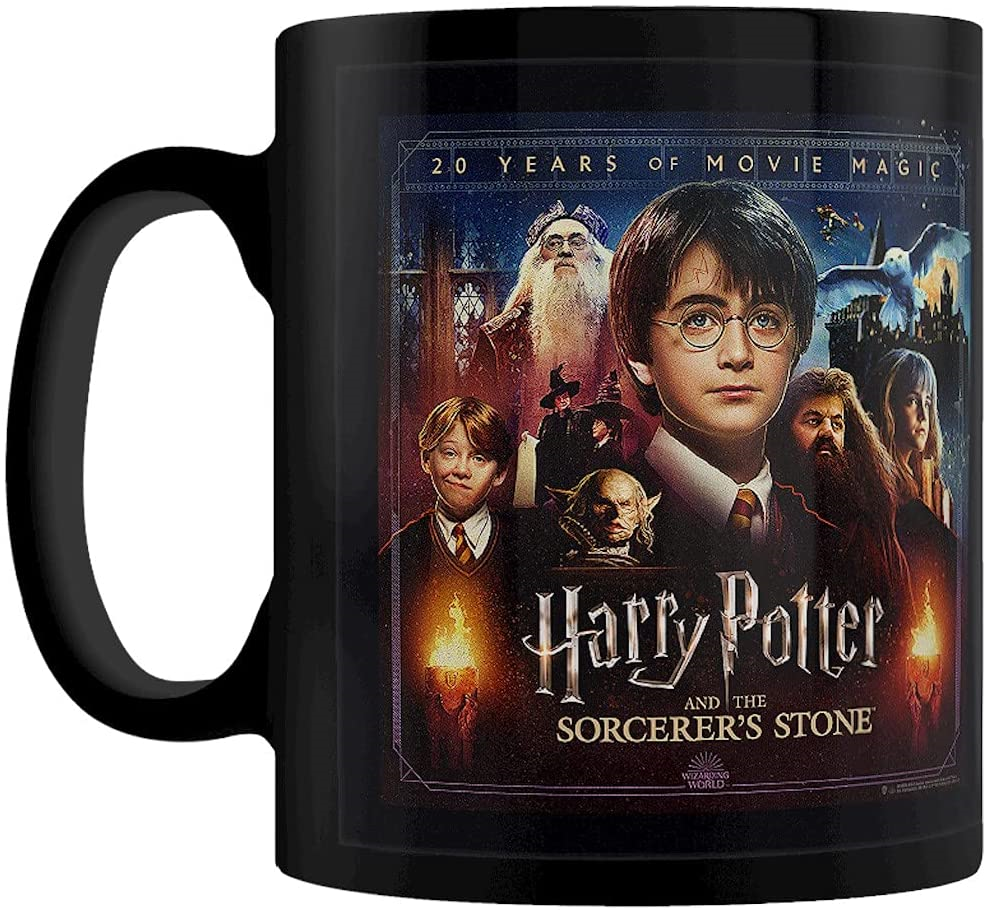 HARRY POTTER - And The Philosophers Stones - Black Mug  315 ml