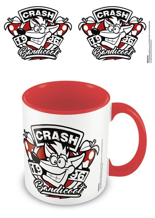 CRASH BANDICOOT - Colored Inner Mug - 1996 Emblem