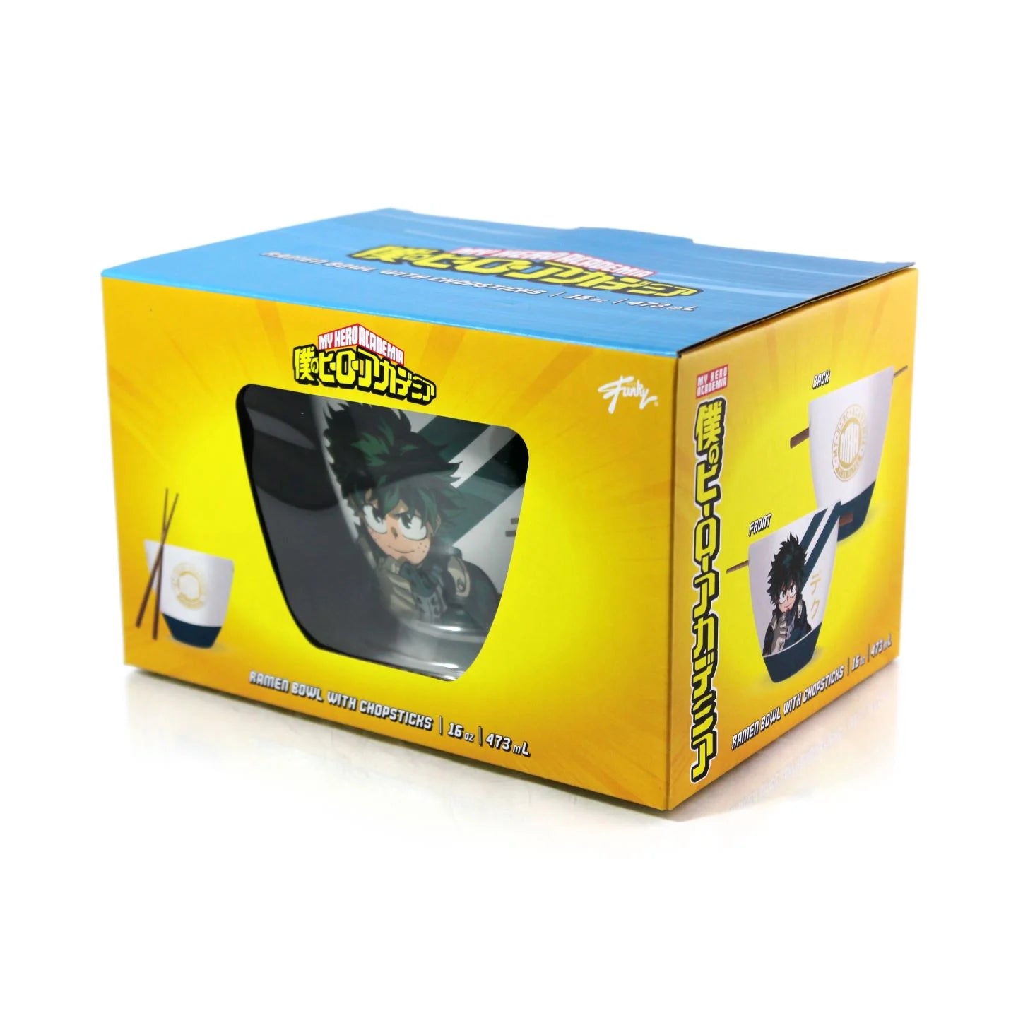 MY HERO ACADEMIA – Ramenschale mit Essstäbchen 470 ml – Izuku Midoriya