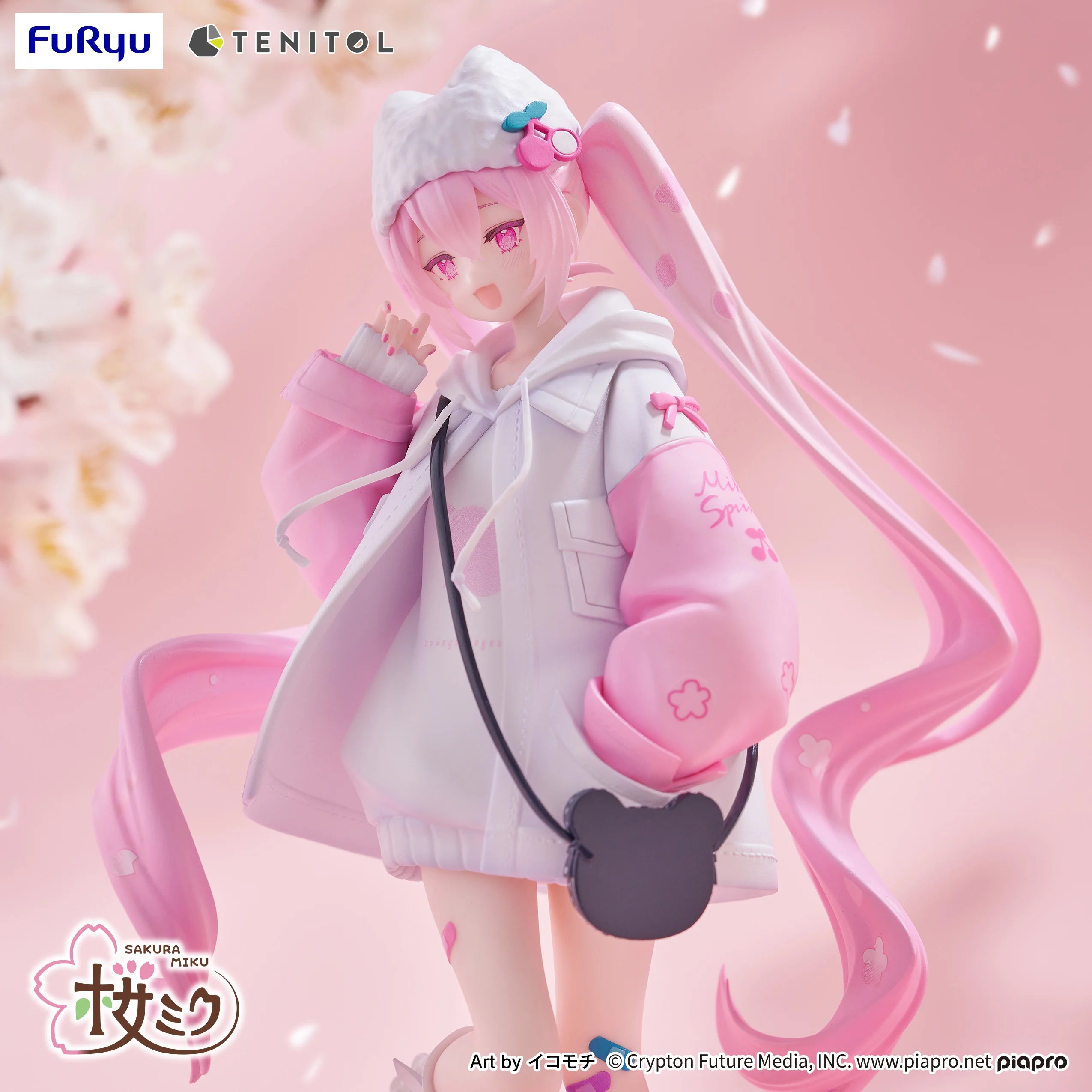 HATSUNE MIKU - Sakura Miku - Statue Tenitol 19cm