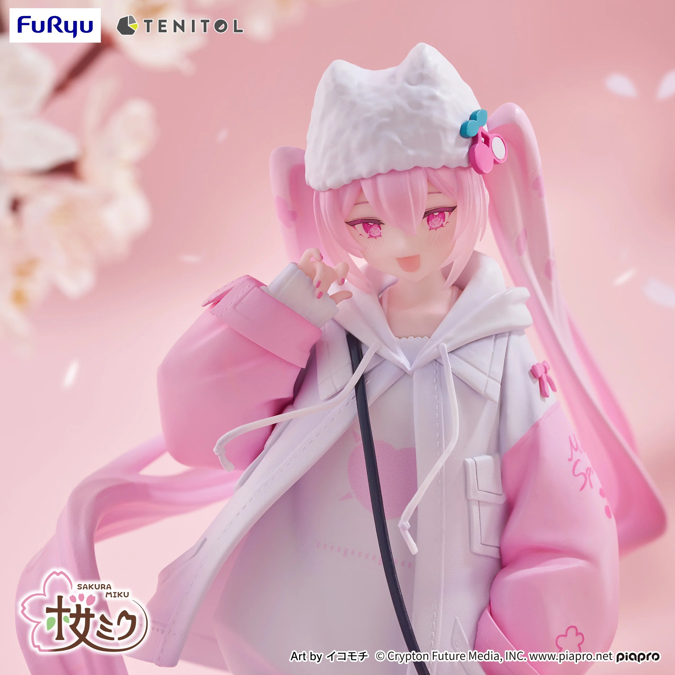 HATSUNE MIKU - Sakura Miku - Statue Tenitol 19cm