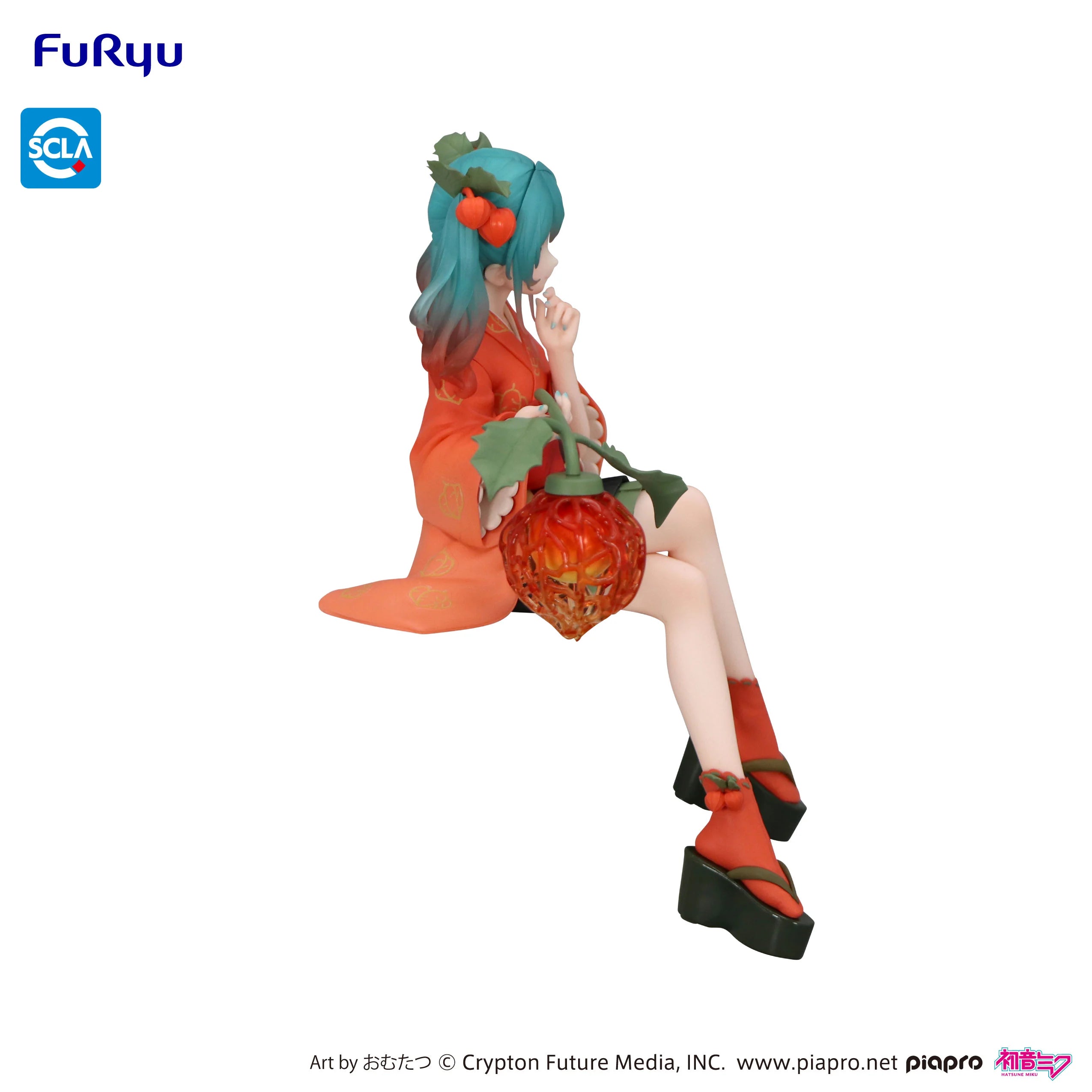 HATSUNE MIKU - Flower Fairy Winter - Statue Noodle Stopper 15cm