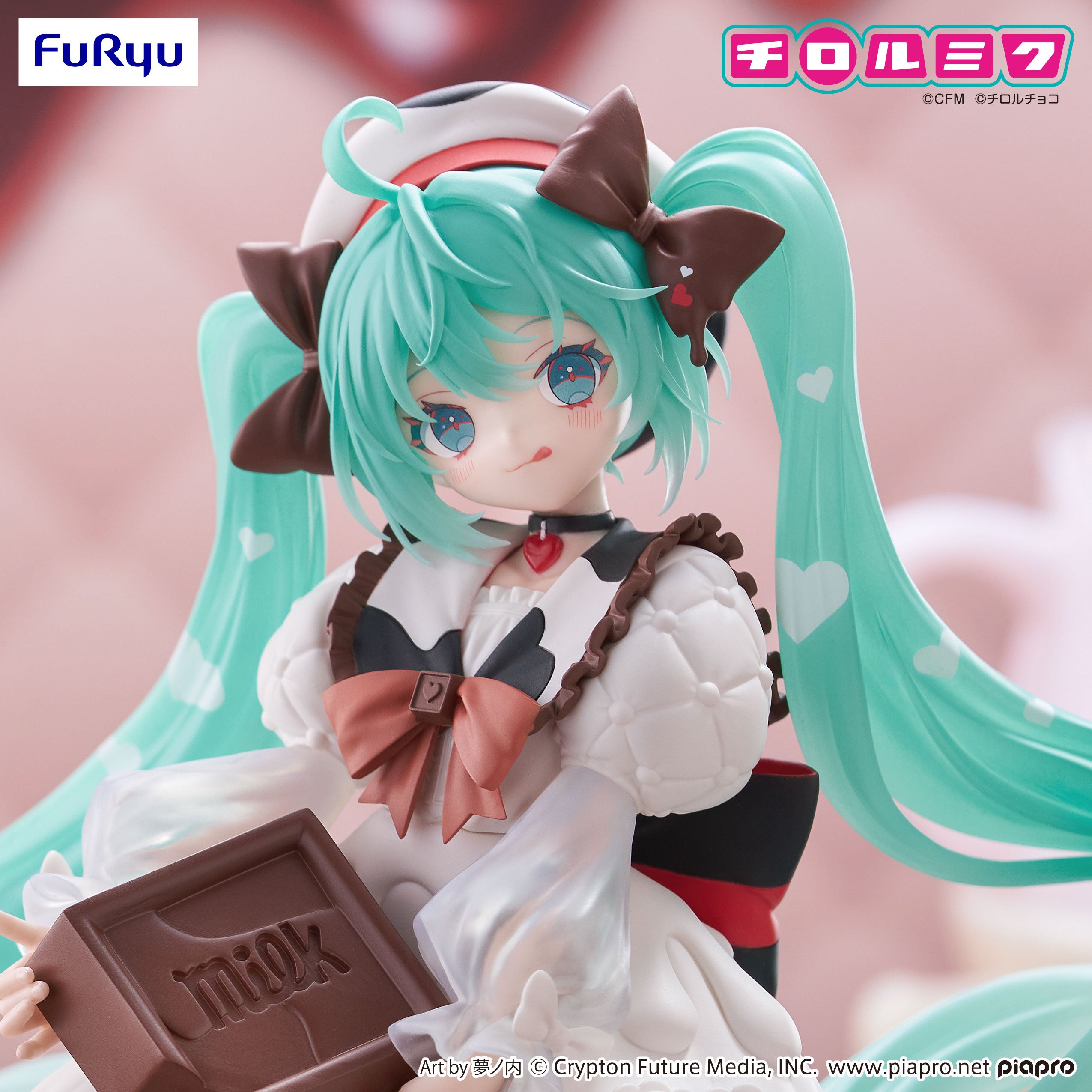 HATSUNE MIKU - Hatsune Miku x Tirol Choco - Statue Trio-Try-It 19cm