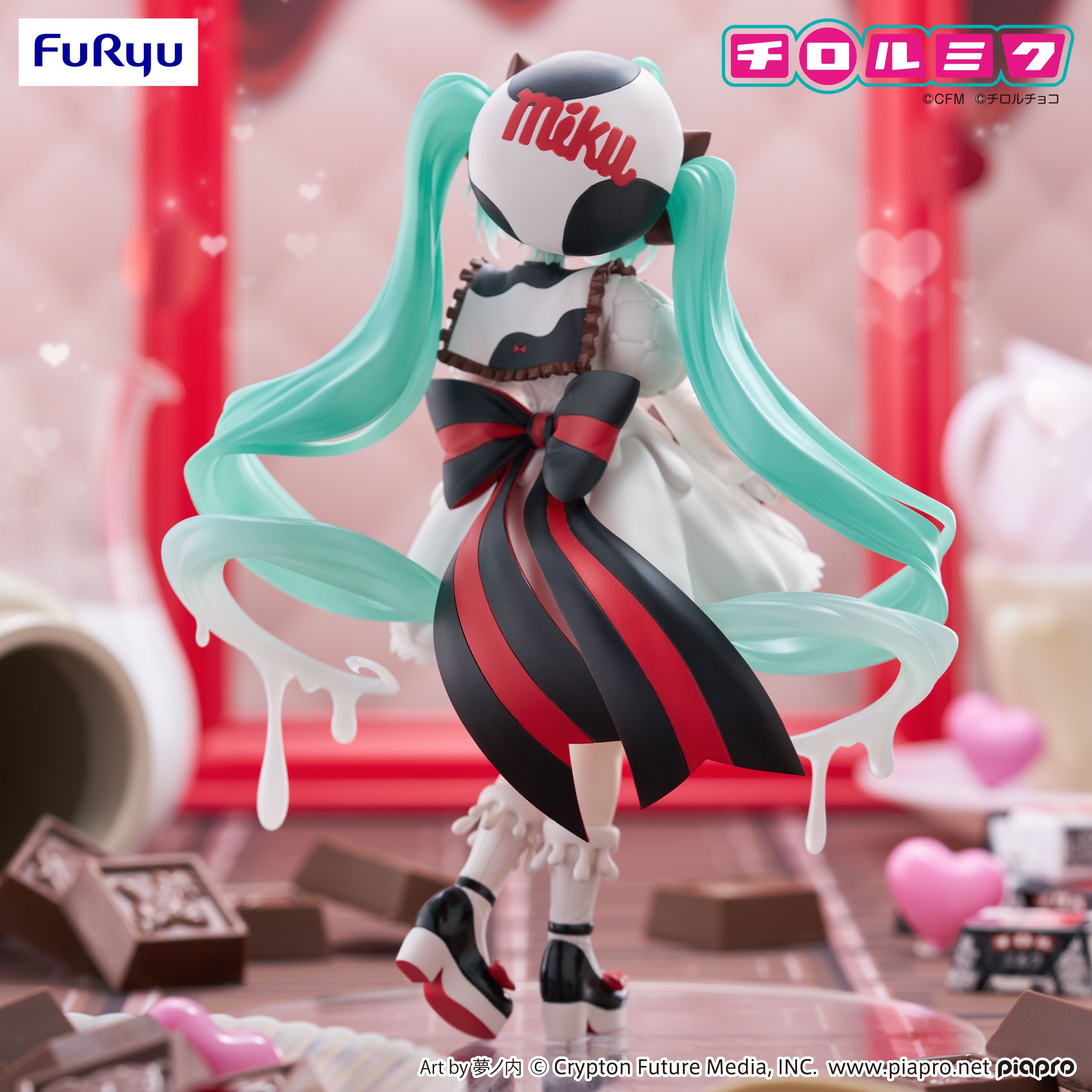 HATSUNE MIKU - Hatsune Miku x Tirol Choco - Statue Trio-Try-It 19cm