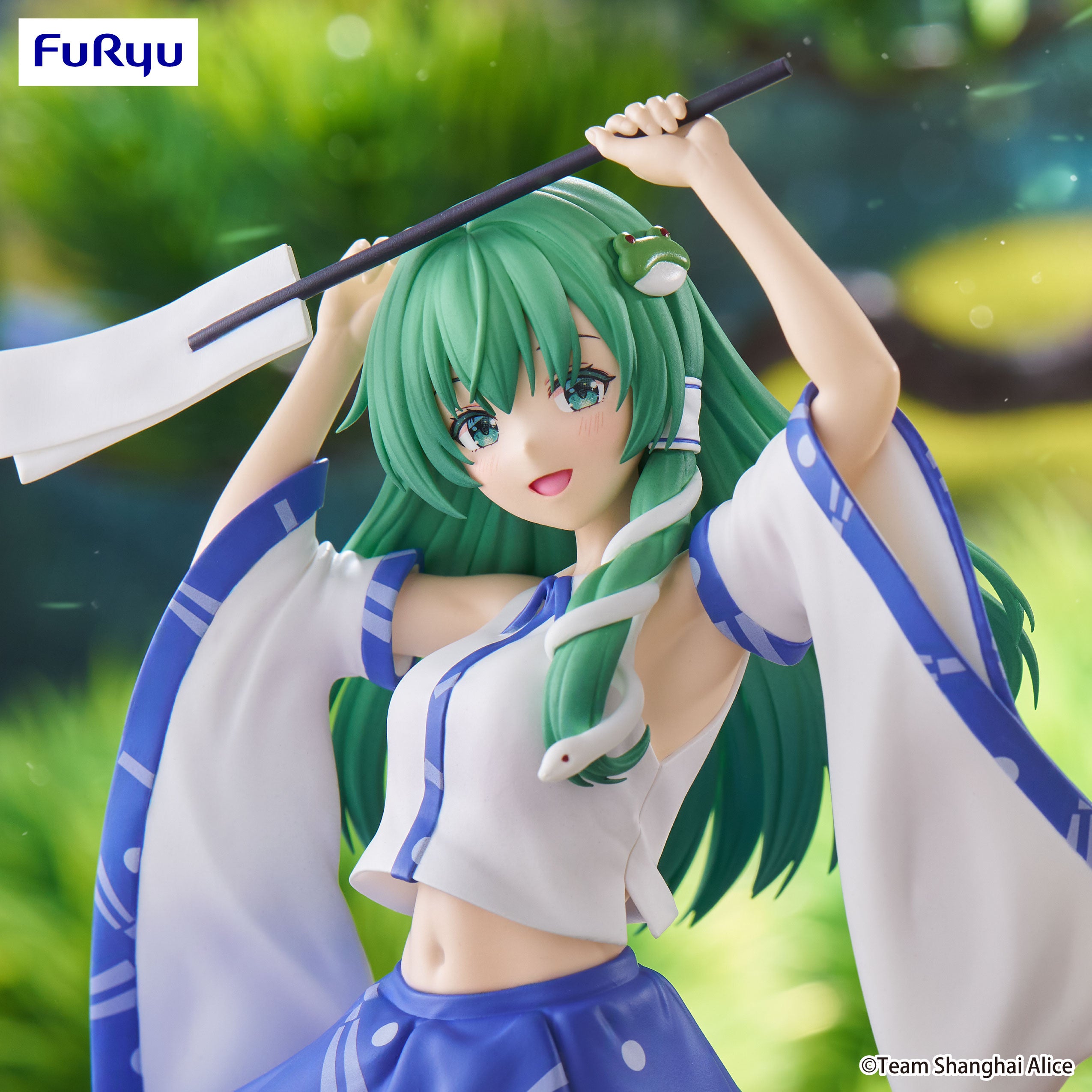 TOUHOU PROJECT - Sanae Kochiya - Statue Noodle Stopper 13cm
