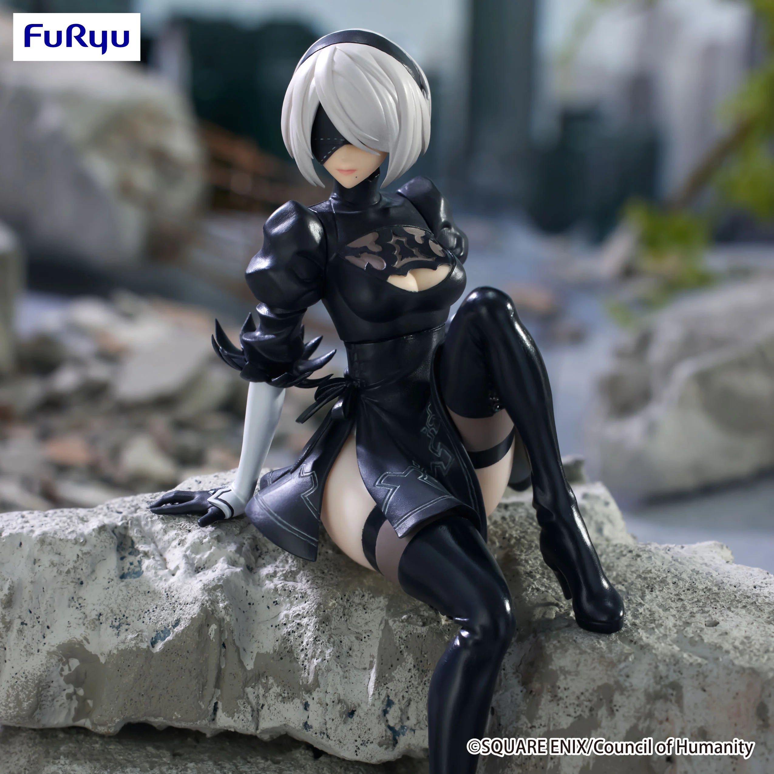 NIER AUTOMATA VER1.1A - 2B - Statue Noodle Stopper 13cm