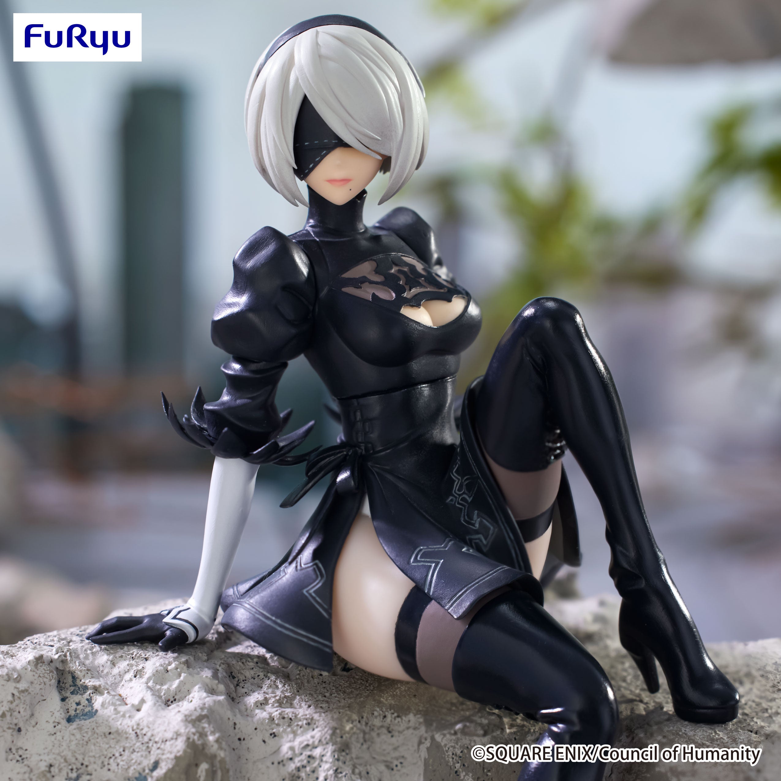 NIER AUTOMATA VER1.1A - 2B - Statue Noodle Stopper 13cm