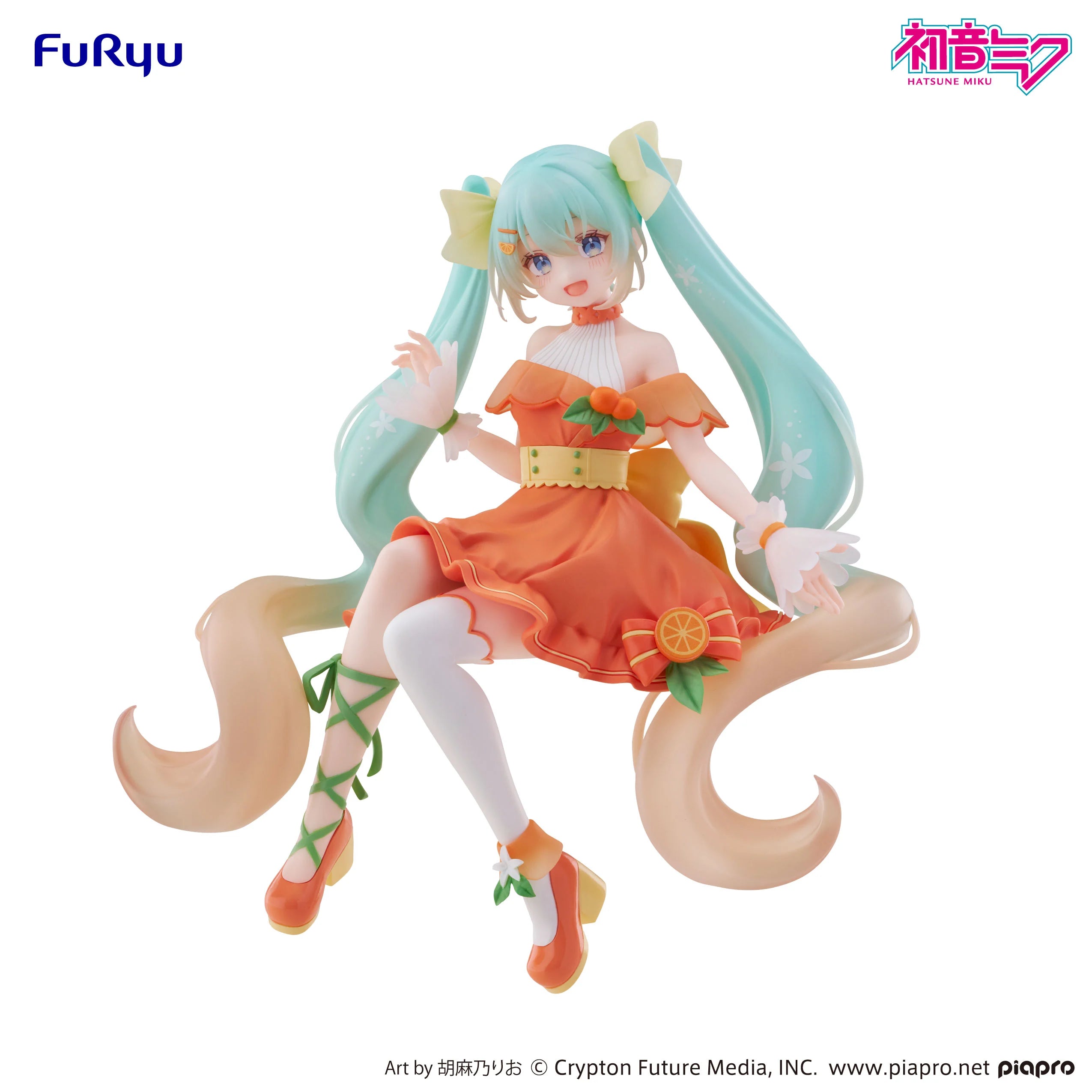 HATSUNE MIKU - Hatsune Miku "Citrus" - Statue Noodle Stopper 14cm