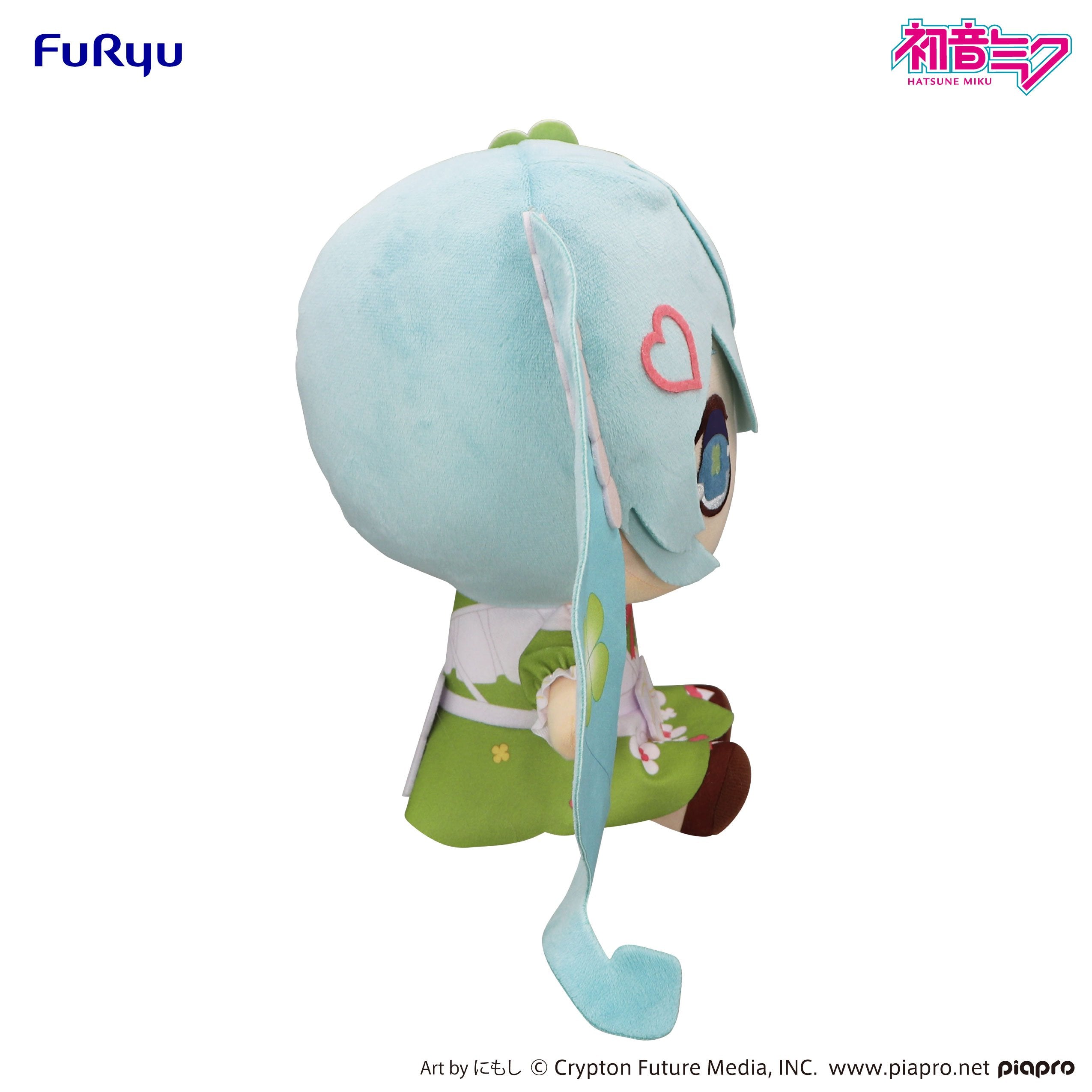 HATSUNE MIKU KYURUMARU - Clover - Big Plush Toy 26cm